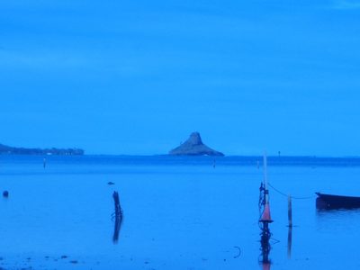 Cool looking island off the north coast of Oahu.
