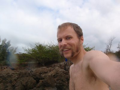 John in Shark's Cove.