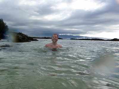 Failing at not looking cold.  It was sort of refreshing,...
