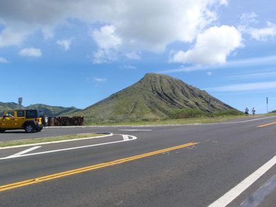 On Monday I drove back up near Koko crater to visit...