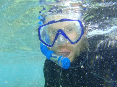When I had first entered the water, I took out my camera...