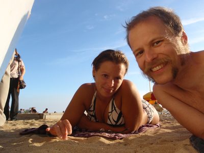 So, after we tired ourselves out, we surfed one last...