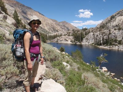 Monica, next to Barney Lake.