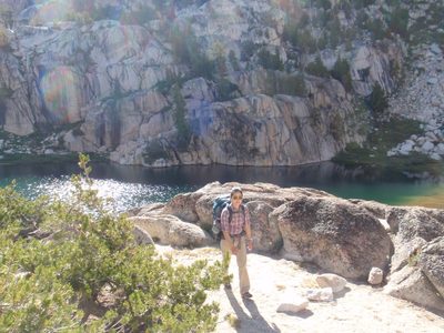 Packed up after breakfast and ready to hit the trail,...