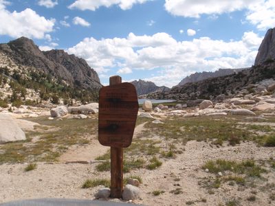 Leaving the Hoover Wilderness behind.