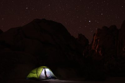 Single shot from our camp on Thanksgiving night.