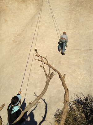 John climbing some unnamed slab on crumbling dime edges...