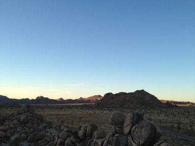 View from on top of Trashcan Rock.