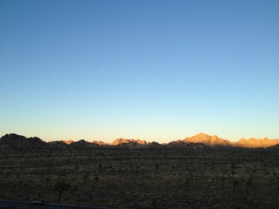 Sunset on Saturday evening. Sad! We must drive home tomorrow.