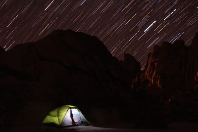 Our tent, between 11pm and 12pm on Thanksgiving Night. A...