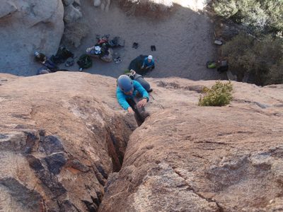 Climbing on up.