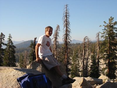 John, at the campsite for the second night, which was in...