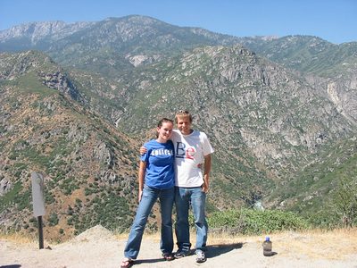 John and Rachel in front of King's Canyon again.