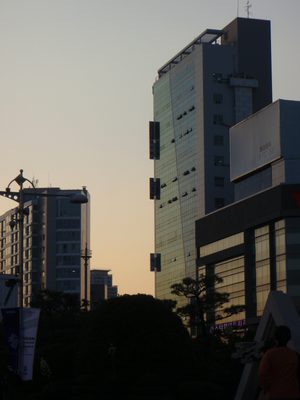 A tall building with windows that open!  If only the...