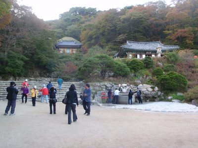 Tbe temple complext at the top of the mountain.  The...