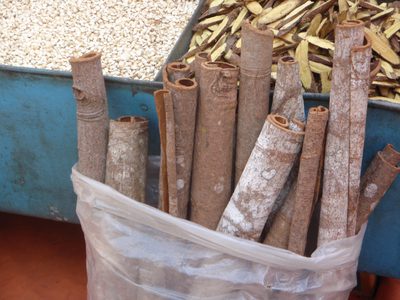 Enormous cinnamon sticks for sale.