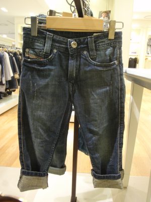 Diesel jeans for a 5 year old.  Don´t bother with a...