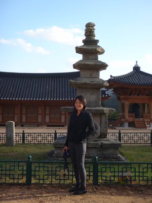 Monica at the temple whose name I forget.  From here we...