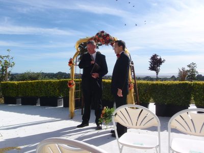 Larry, waiting to get married.