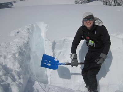 A rutschblock test is a test of a column of snow to...