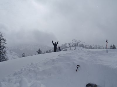 Yang and I went snowboarding / skiing on our own on the...