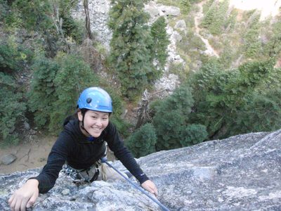 Monica, at the top of the first pitch of Surrealistic...