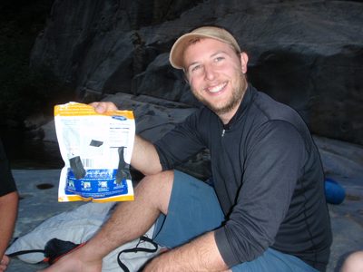 Mike, who brought camp food so old that not only did it...