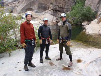 Joel, Mike and Andy, ready for action.