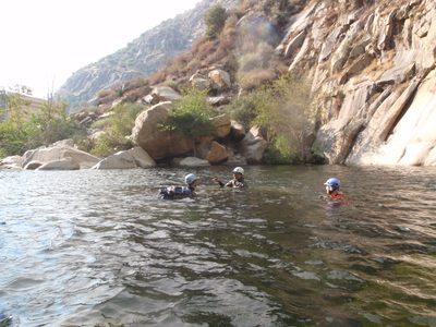 Time to get out of the river before getting sucked into...