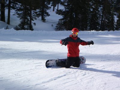 Yang, pumped after a good weekend of riding.