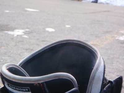 Steam coming out of my boot in the parking lot.  I guess...