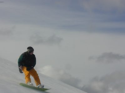 Catherine, on top of the world. 