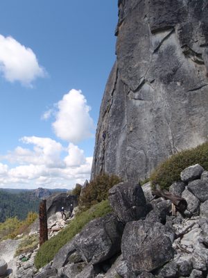 John, Liz and Monica at Upper Spire, Phantom Spires.
