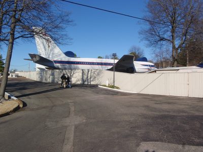 One of Elvis's planes: the Lisa Marie.  Also, not...
