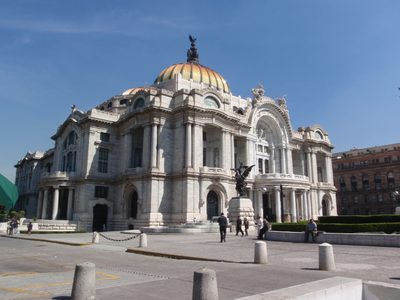 The Palacio de Bellas Artes near the Parque Central in...
