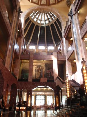Nice art deco interior.
