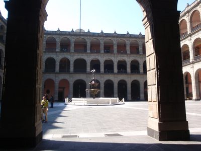 Inside the National Palace.  Looks like we might be in...