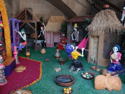 Dia de los muertos is a pretty big deal in Mexico.  The...