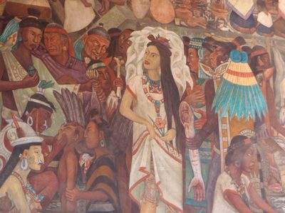 Murals in the National Palace.  More body parts.