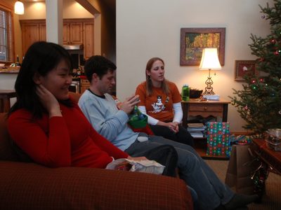Another shot of the kids on Christmas morning.