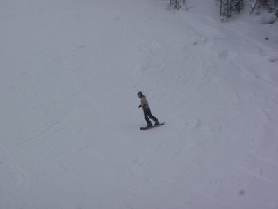 Monica riding at Moonlight Basin.