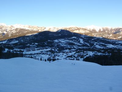 Lone Peak's shadow cast on the valley below.