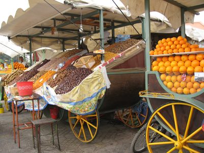 Dates, figs, oranges and who knows what else for sale. ...