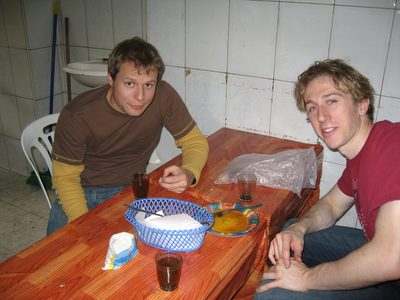 Giving a hole in the wall literal meaning, John, Trevor,...