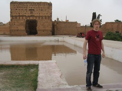 Trevor, ready for sleep, or the hammam.