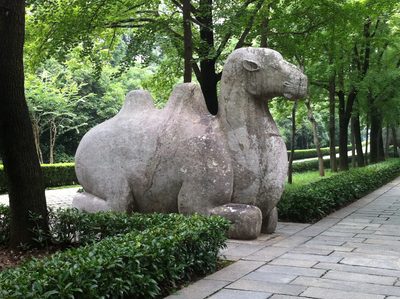 Stone camel.