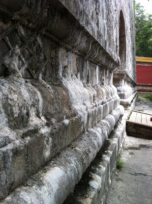 Calcium dripping out of the walls.