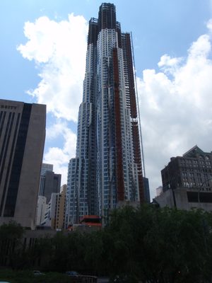 Some ugly new condo building being near City Hall.
