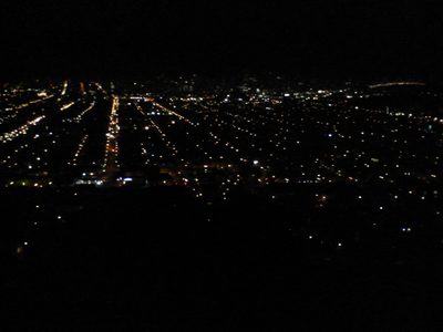 Jimmy took me on a hike to the top of Bernal Heights to...