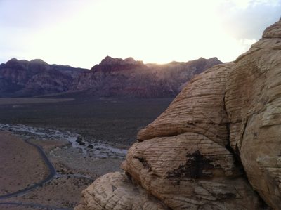 Sunset on Friday night.
